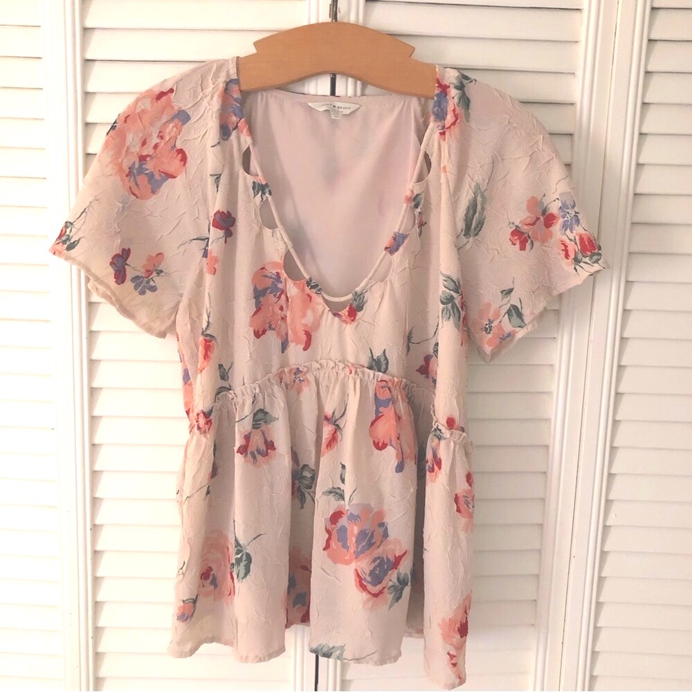Lucky Brand | Floral Print Blouse